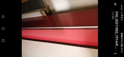 joli meuble haut rouge ikea 40 Paris 17 (75)