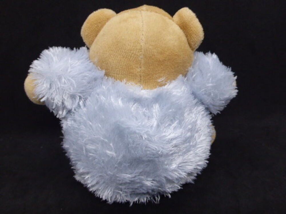 Kaloo mini ours endormi boule fur gris 11 cm Jeux / jouets