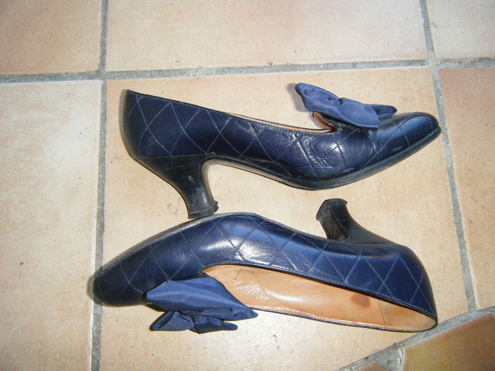 escarpin bleu taille 37 Chaussures