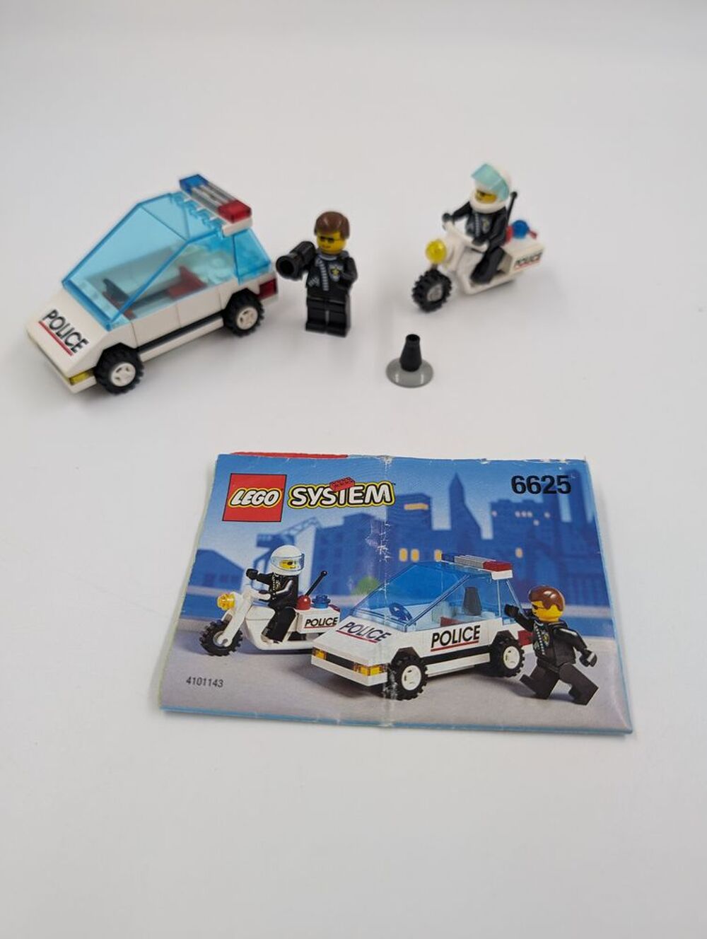 Set Lego 6625 Town Speed Trackers Police sans boite, complet Jeux / jouets
