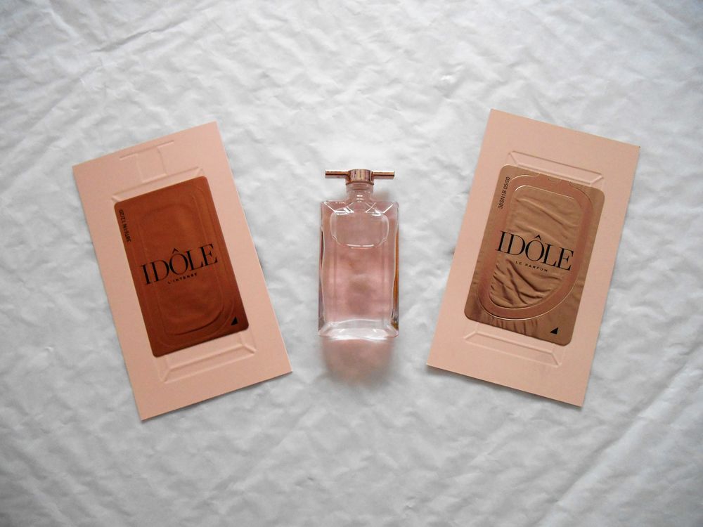 Miniature pleine L'id&ocirc;le Lanc&ocirc;me EDP 5ml avec 2 cartes 