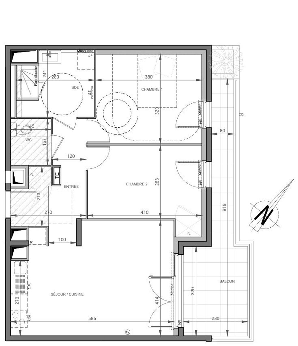 Vente Appartement Appartement T3 62 m2 terrasse 12 m2 entrée Est de SETE Sète