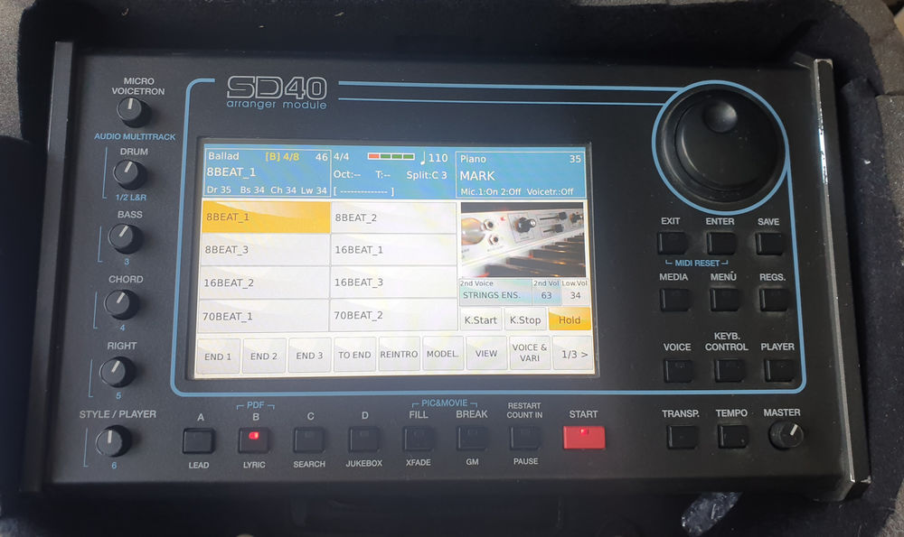 Arrangeur KETRON SD40 Instruments de musique