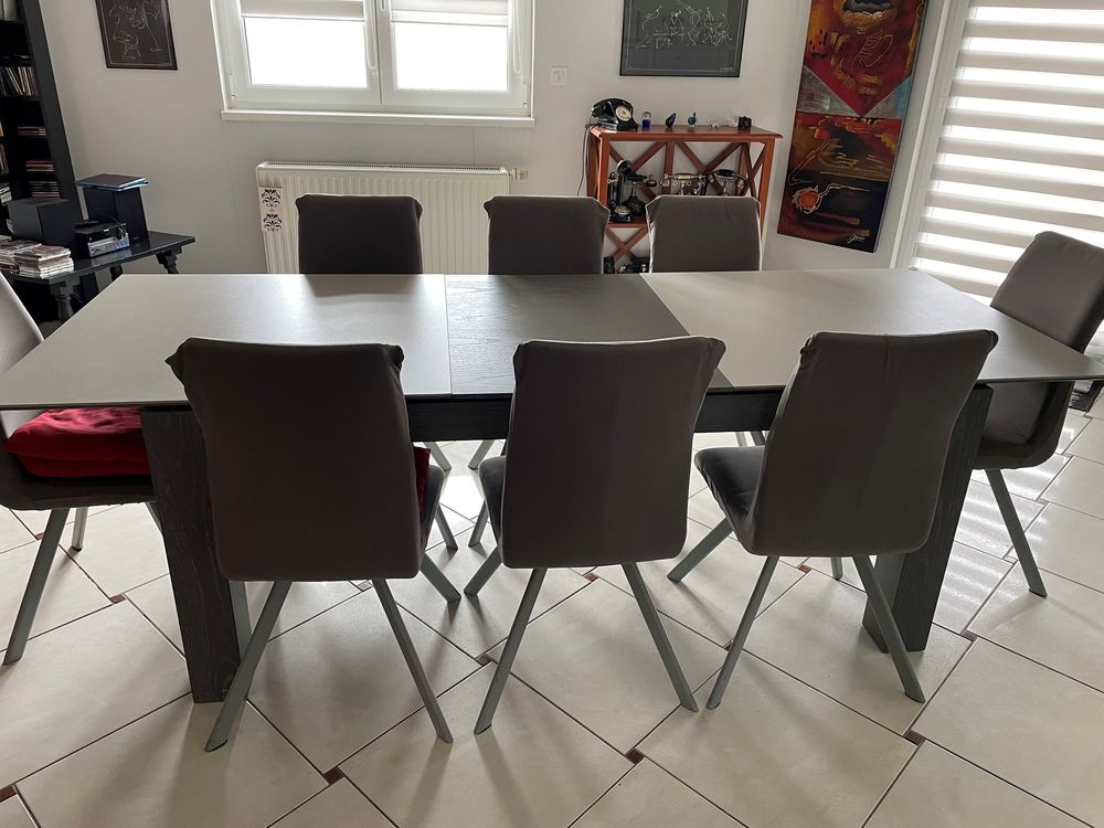 Table c&eacute;ramique 8-10 personnes Meubles