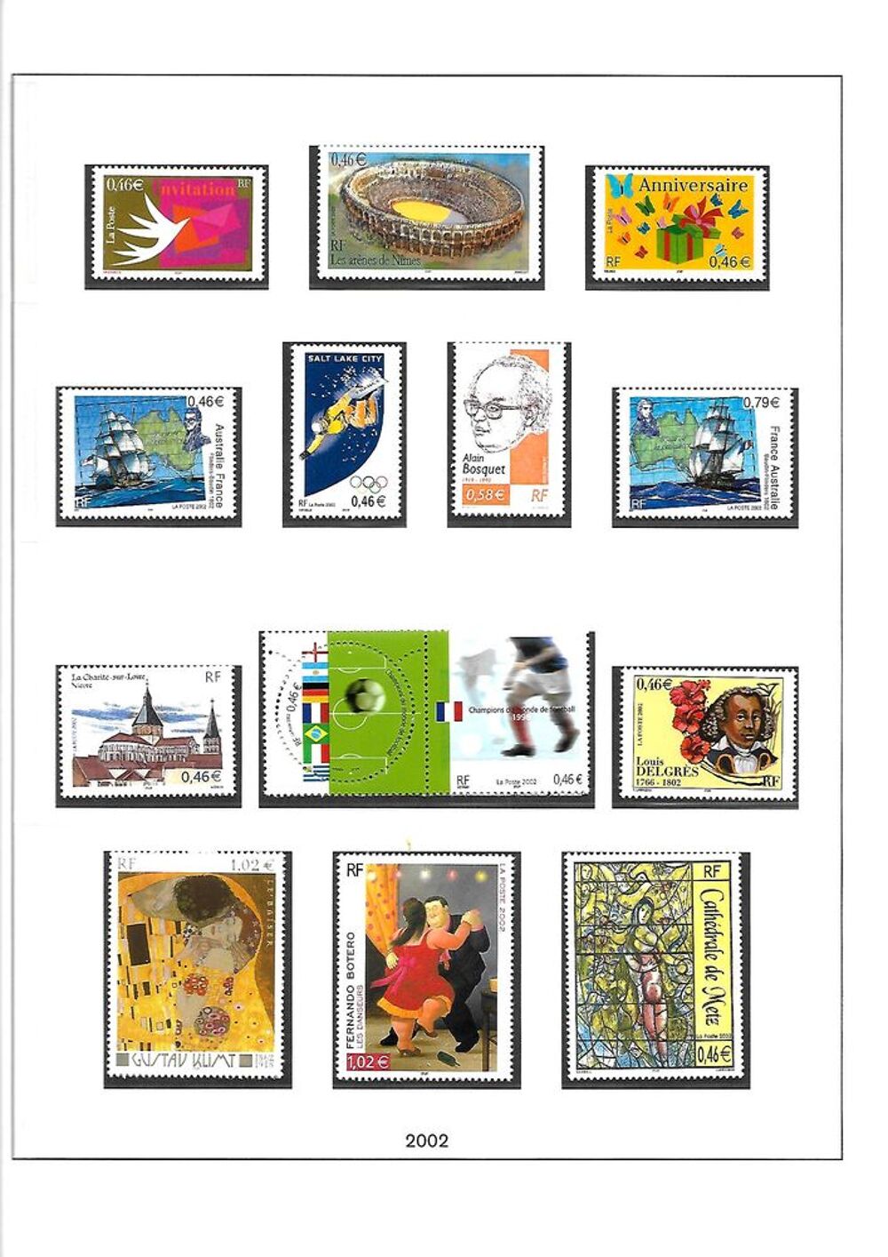 Collection de Timbres de FRANCE - 1960 &agrave; 2004 