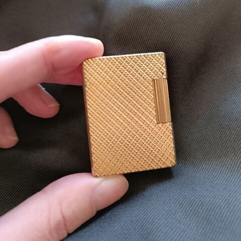 Joli Briquet Dupont Ligne 1 Plaqu Or 100 Faverges (74)