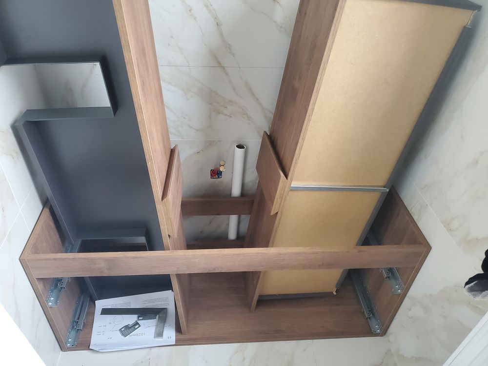 Meuble sous vasque + vasque ceramique Meubles