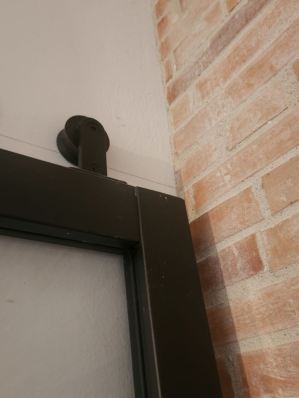 Porte coulissante style atelier noire Décoration