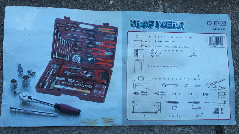 Coffret outillage 79 outils Bricolage