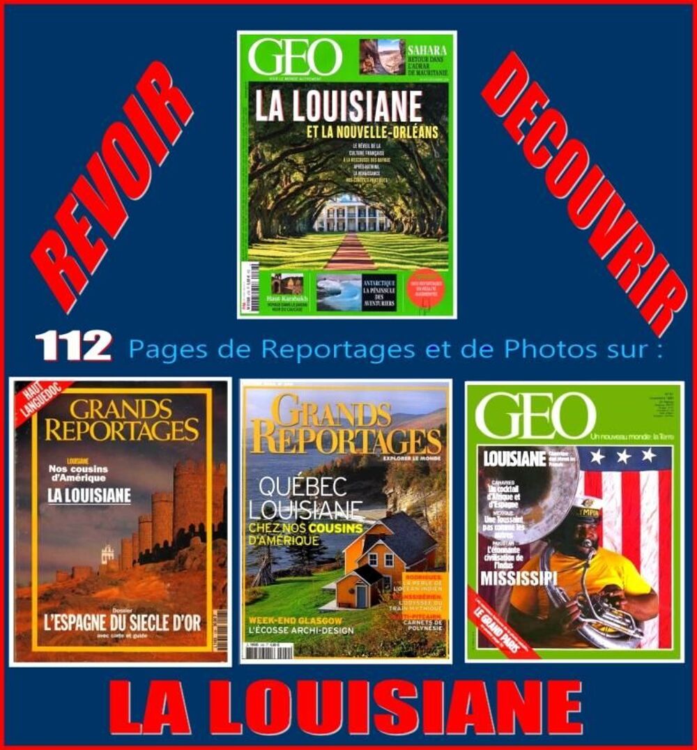 LA LOUISIANE - usa - LA NOUVELLE ORL&Eacute;ANS Livres et BD