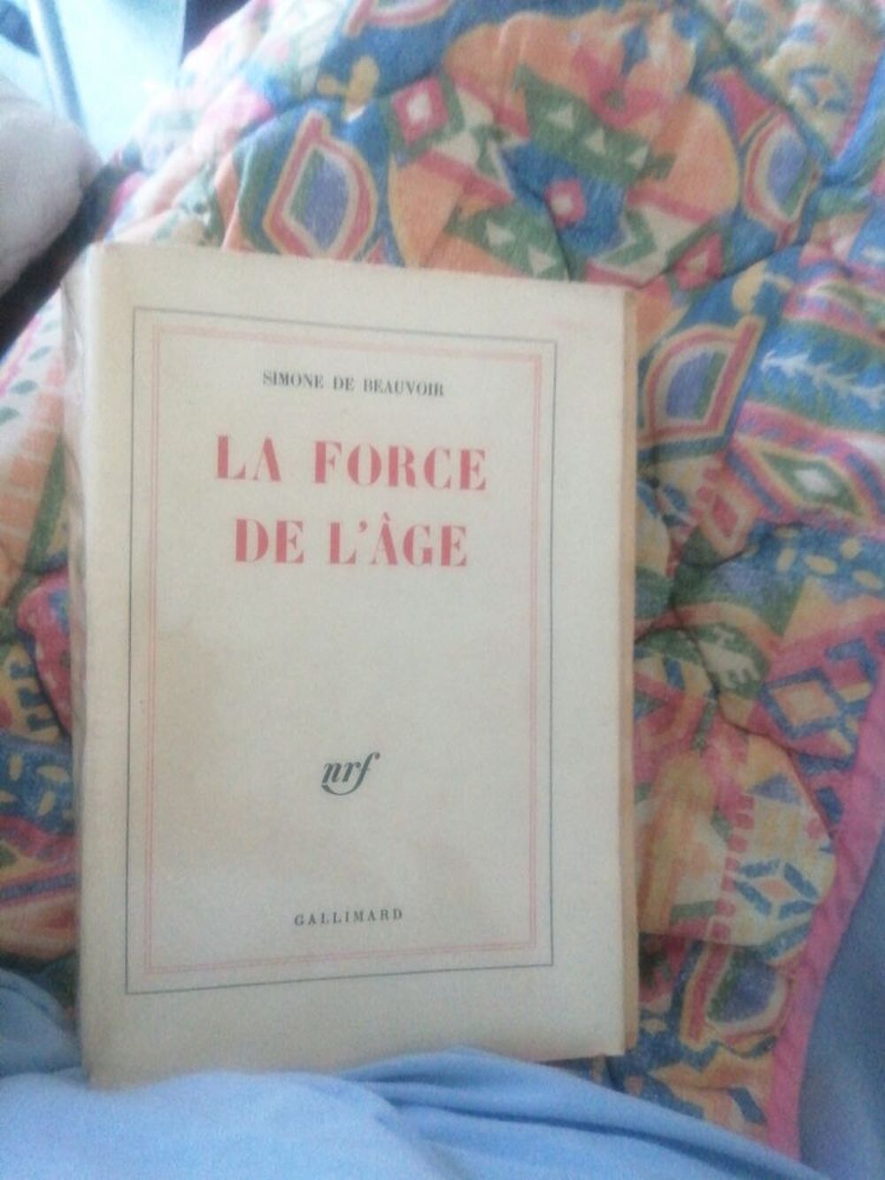 La force de l &acirc;ge de simone de beauvoir Livres et BD