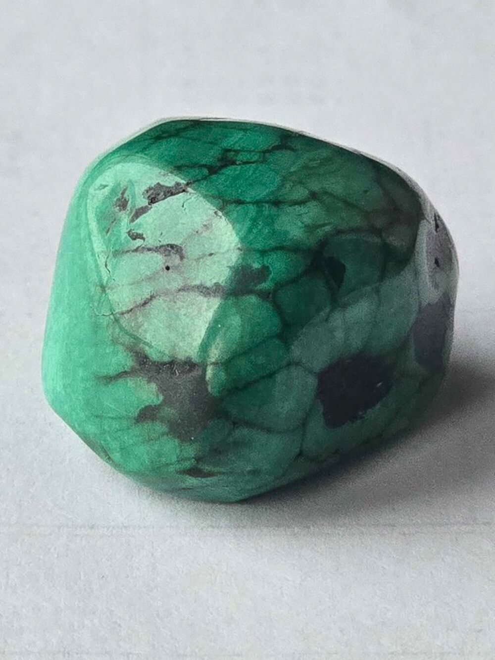 Malachite Polie du Katanga 18g-Pierre Naturelle Congo &amp; Lithoth&eacute;rapie 