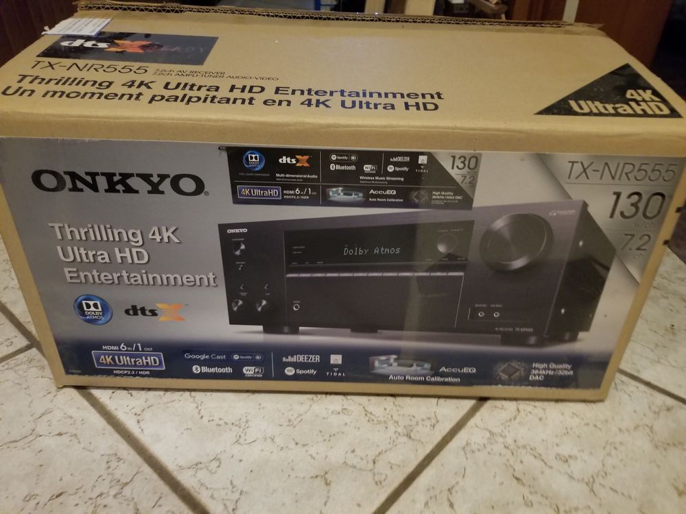 Ampli home cin&eacute;ma 7.2 Onkyo TX-NR555 noir Audio et hifi