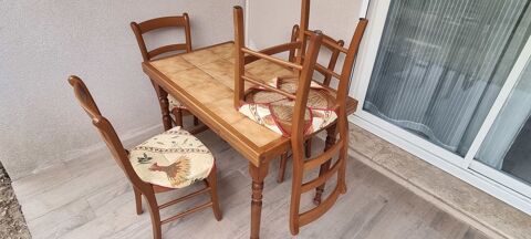 Table + 4 chaises 50 Vinon-sur-Verdon (83)