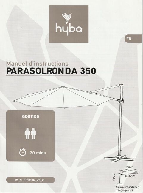 Parasol d�port� Ronda 350 120 Royan (17)