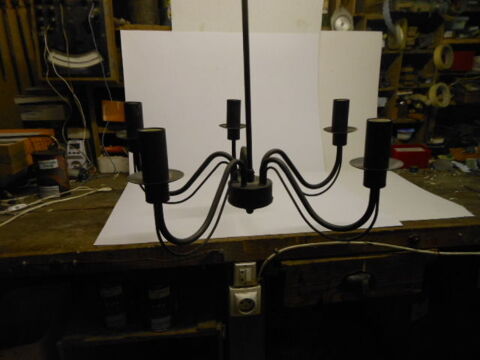 lustre 5 lumi�res metal p67 13 Gr�zieu-la-Varenne (69)