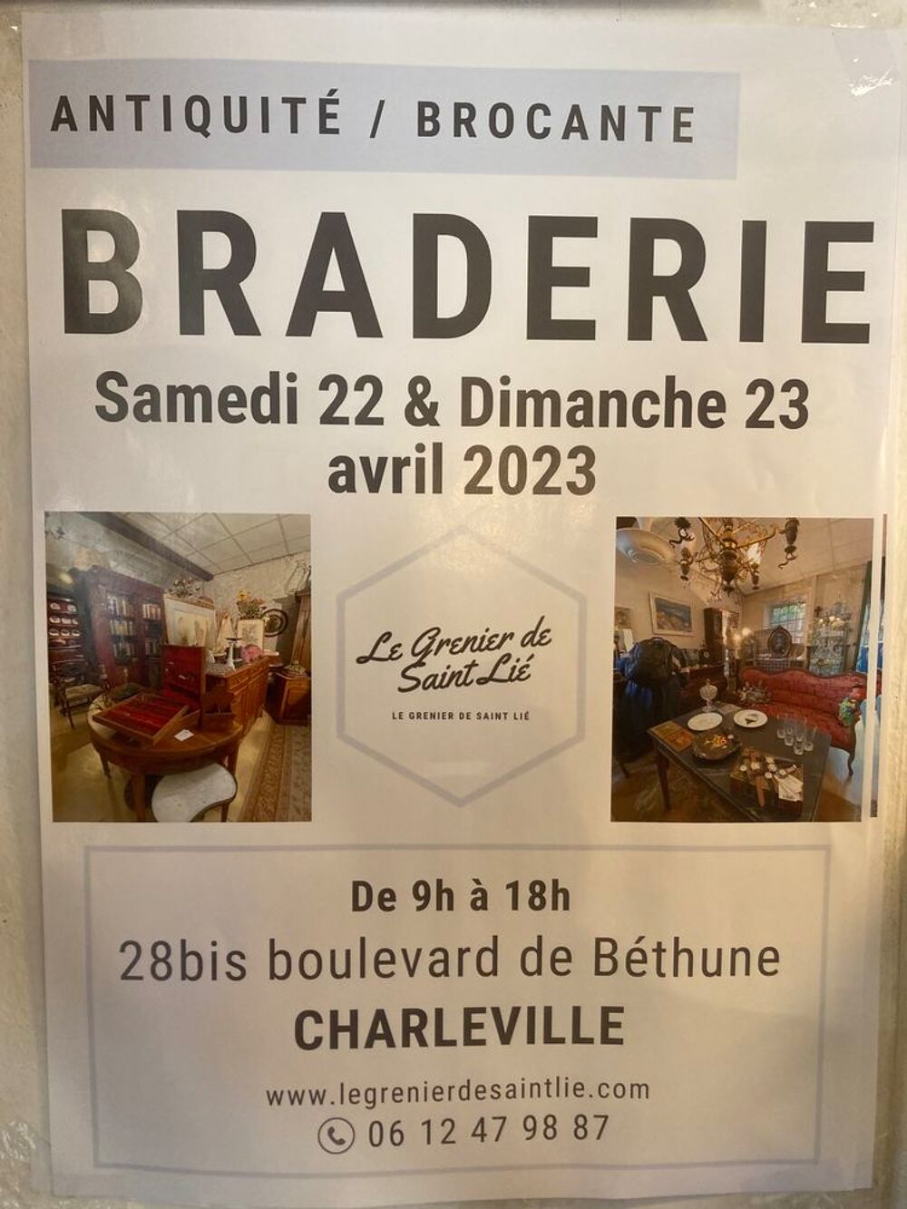 Grande braderie brocante Charleville le 22 et 23 Décoration