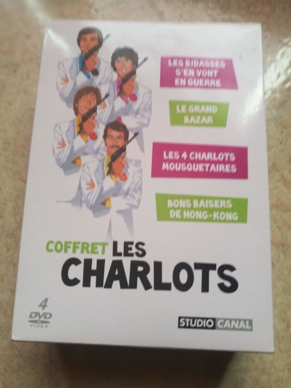 Coffret DVD les Charlots - 4 FIlms DVD et blu-ray