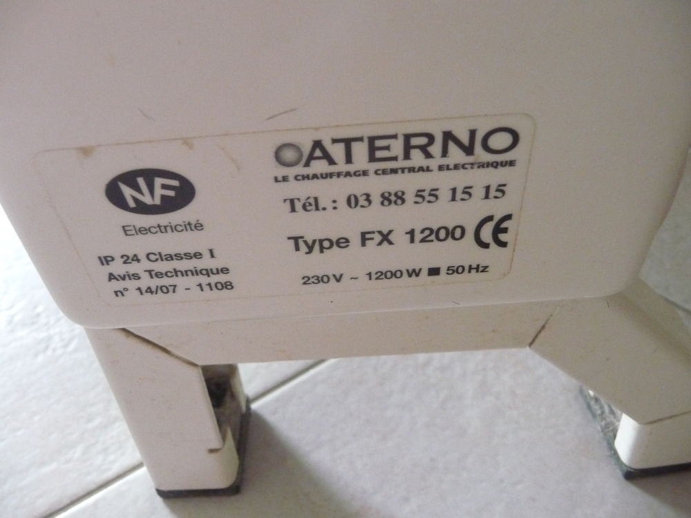 Radiateurs &eacute;lectrique Aterno Bricolage
