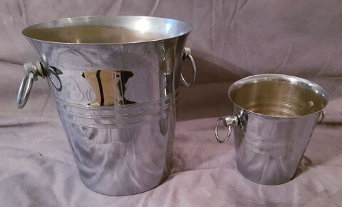 2 Seaux � Champagne (ou autres boissons) et gla�ons en bon 9 �tampes (91)