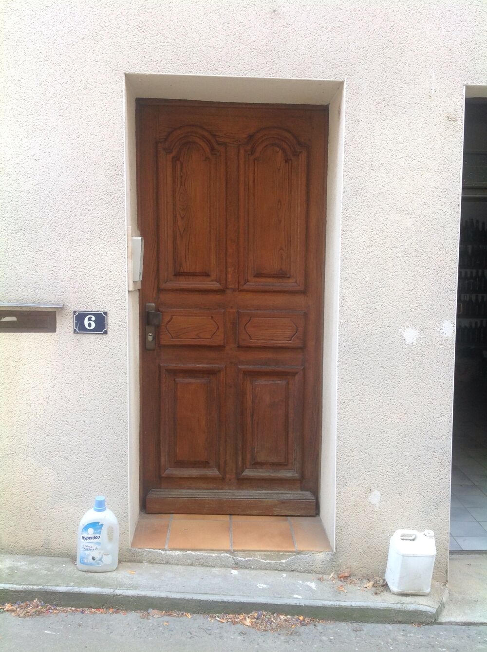 porte d'entr&eacute;e sans dormants, &agrave; recouvrement Bricolage
