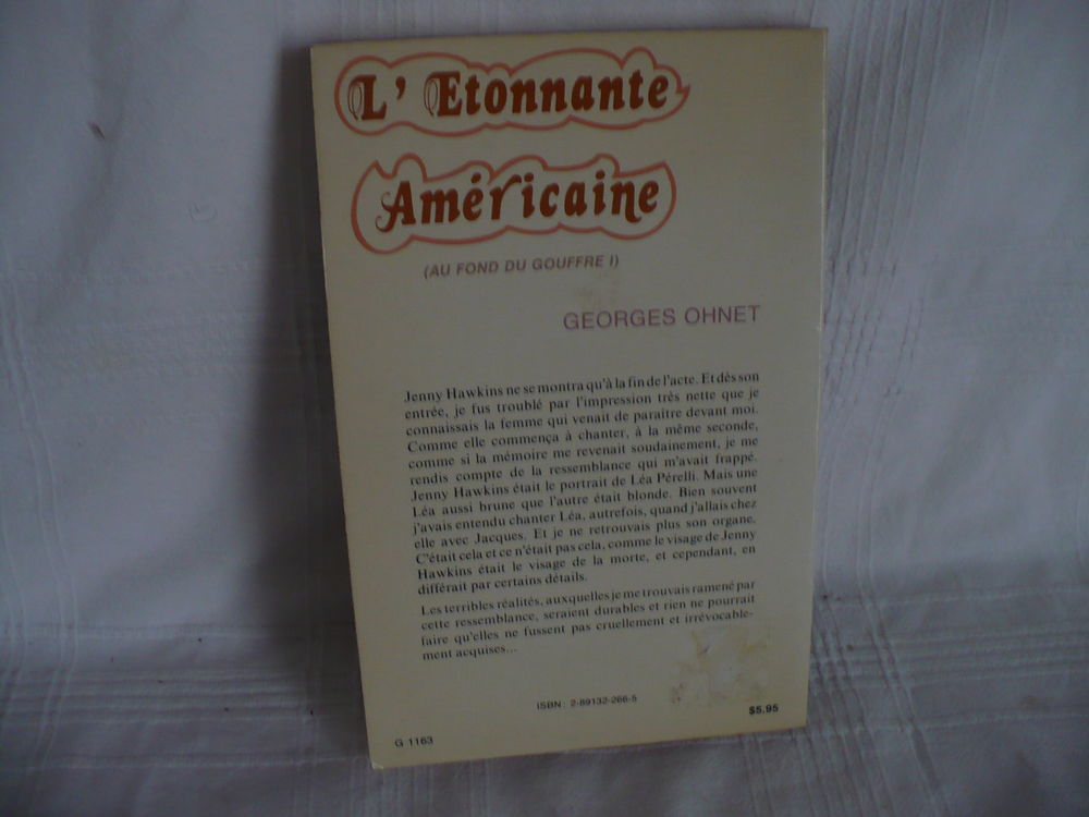 **L156
L'&eacute;tonnante am&eacute;ricaine Livres et BD