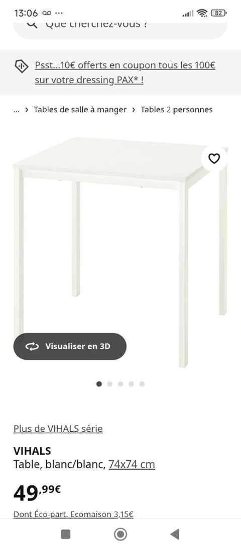 Tables carrées (lot de 3) 100 Lion-sur-Mer (14)