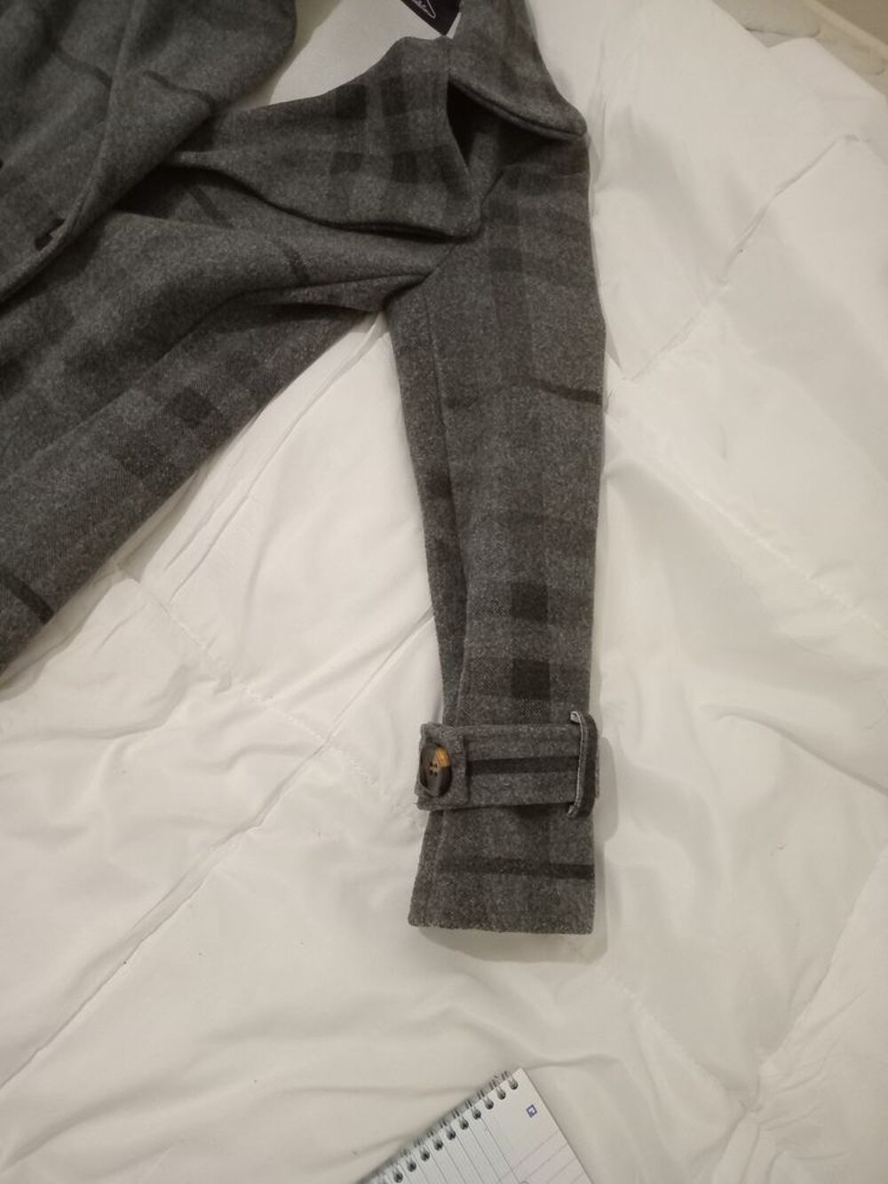 Manteau Femme New Coll&egrave;gue Gris V�tements