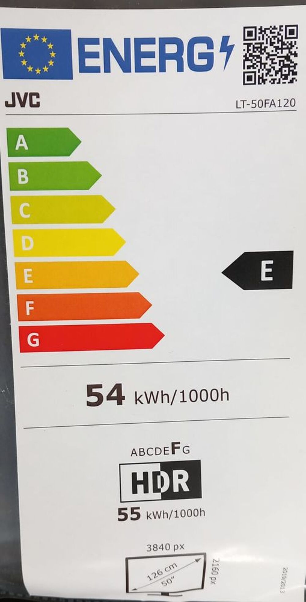 T&eacute;l&eacute;vision TV JVC 120cms tr&egrave;s bon &eacute;tat Electroménager
