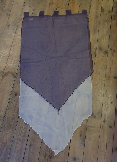 rideau Voilage doubl� violet et blanc 1 Monistrol-sur-Loire (43)