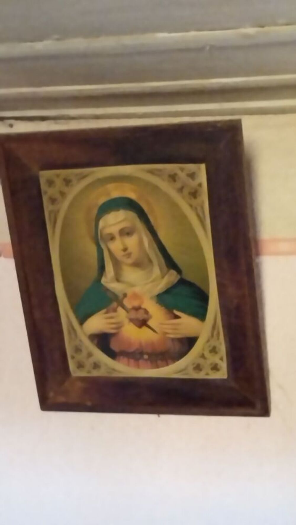 Art Religieux repr&eacute;sentation du Coeur de la Vierge 