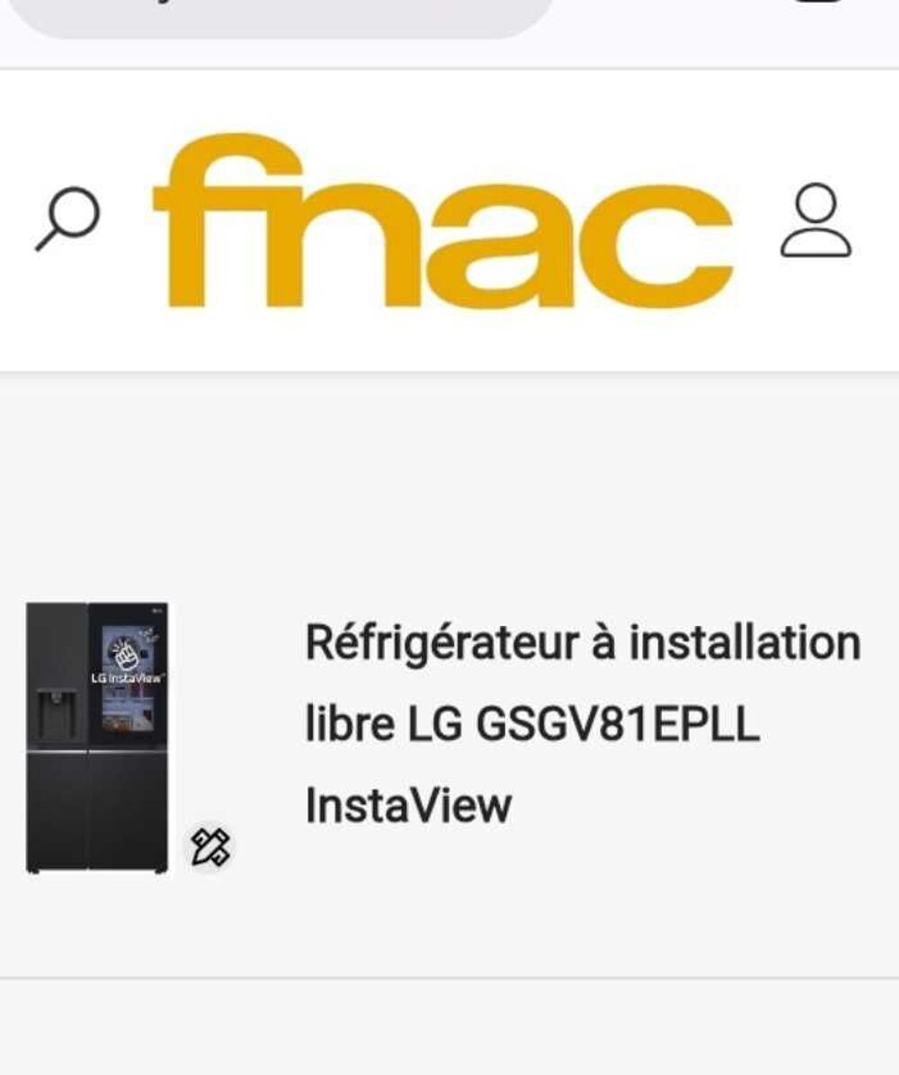   frigo americain LG InstaView GSGV81EPLL 