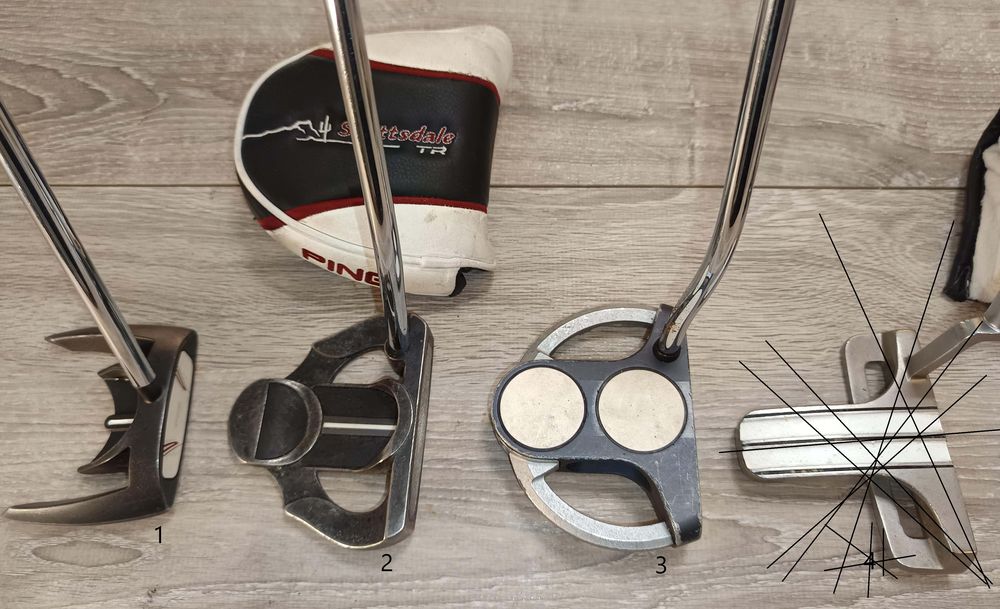 Putters de Golf Maillet et Lame Ping &amp; Odyssey Tr&egrave;s Bon &Eacute;tat Sports