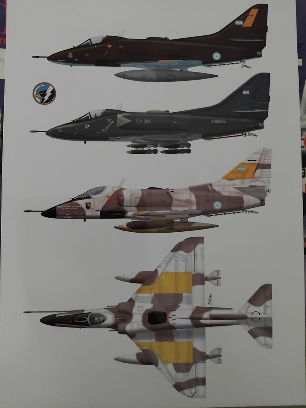 Hors-s&eacute;rie N&deg;27. Les Skyhawk Argentins guerre des Malouines. Livres et BD