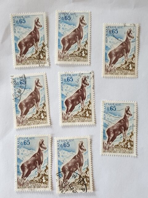 Timbre france Protection de la nature oblit�r� lot 0.80 euro 0 Marseille 9 (13)