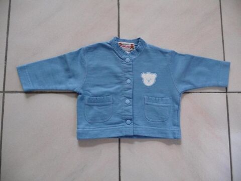 Gilet cardigan bleu porcelaine 6 mois - Neuf 7 Celles-sur-Belle (79)