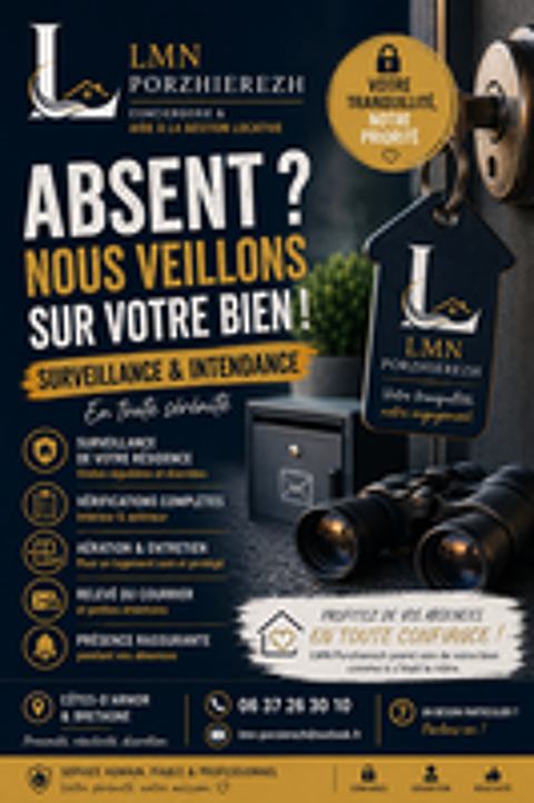   Aide à la gestion locative & surveillance de résidences 