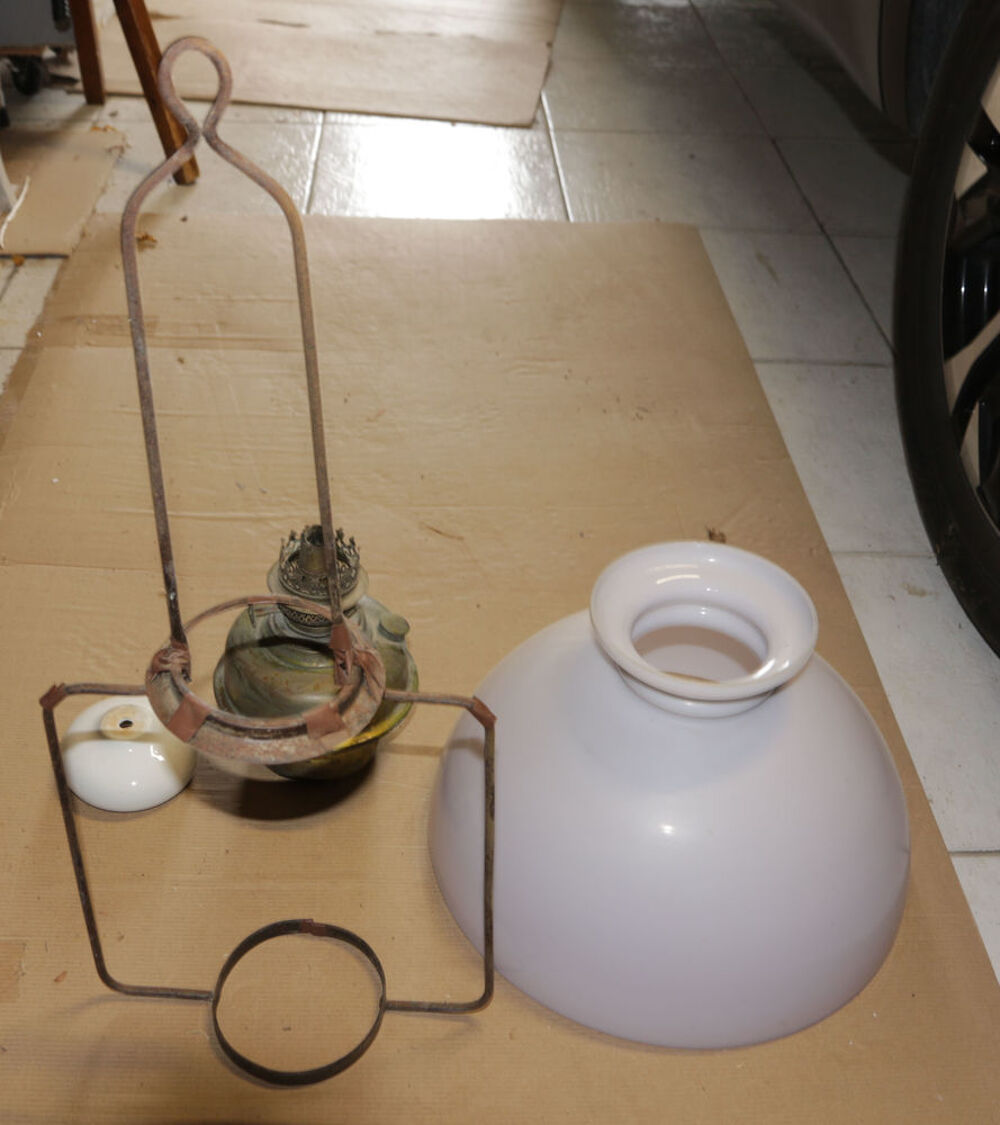 lampe a petrole adaptation elec suspendu Décoration