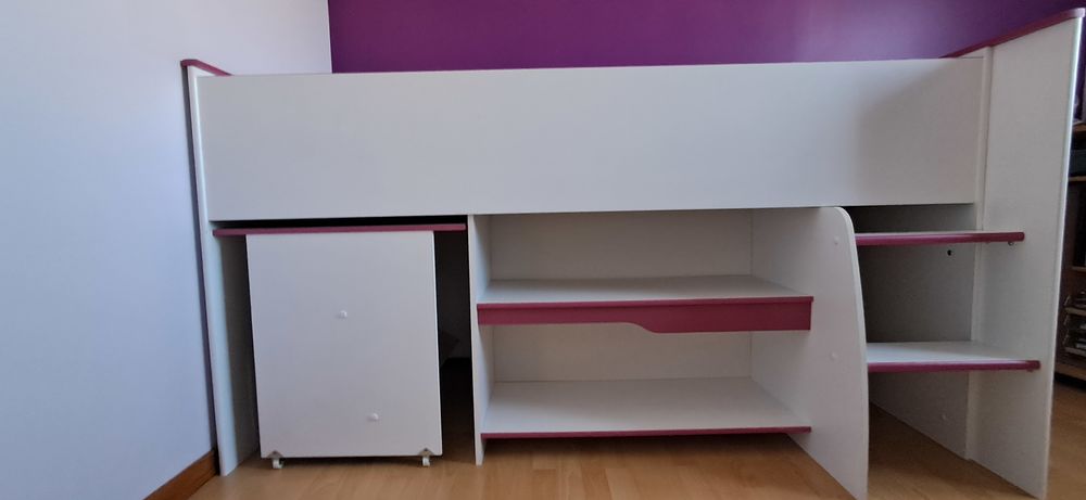 Combin&eacute; lit/bureau avec matelas Meubles
