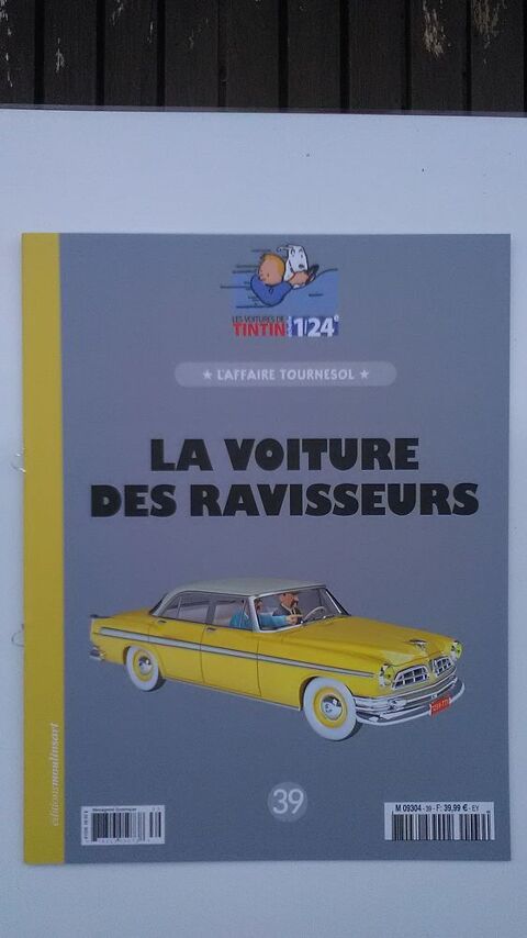 VOITURE DE TINTIN LA N39      LA VOITURE DES RAVISSEURS     60 Dolus-d'Olron (17)