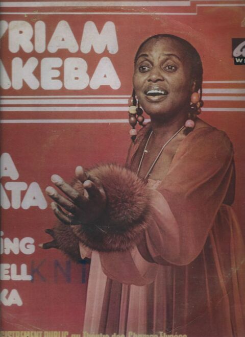 Vinyle 33T Myriam Makéba ,phonodisk  original nigéria 42 Tours (37)