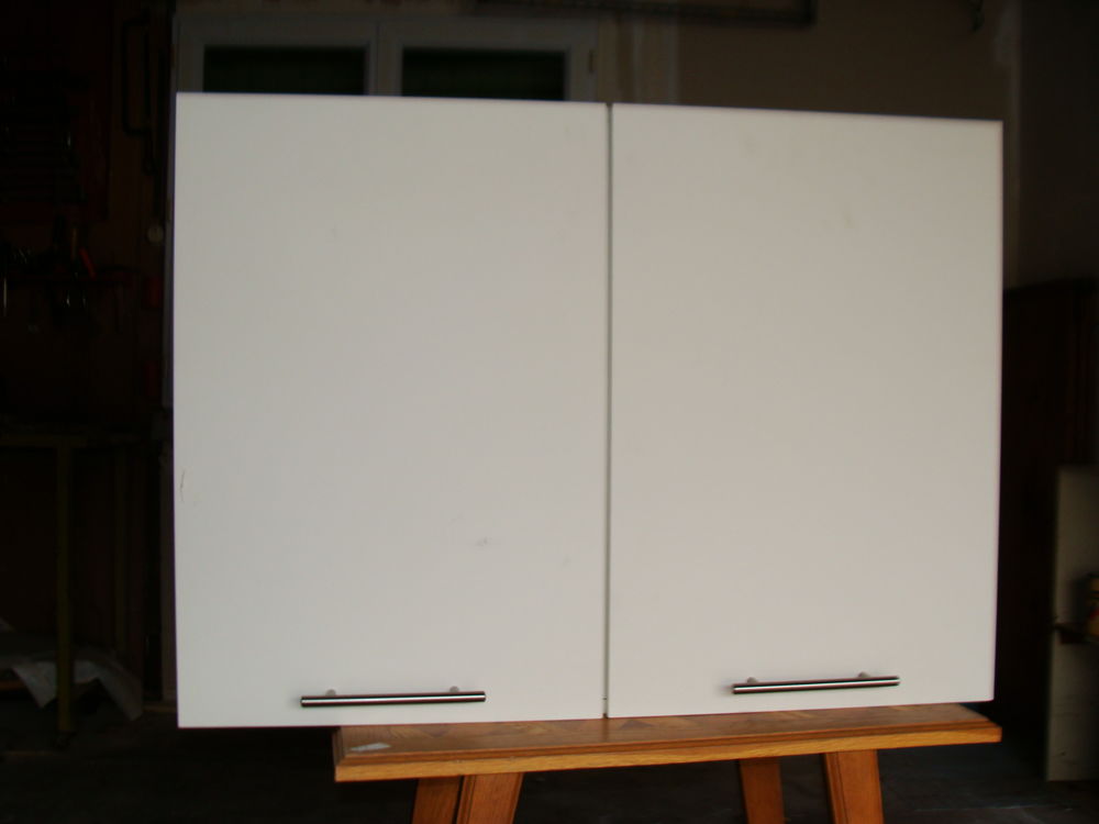 meuble haut 2 portes pour cuisine blanc Meubles