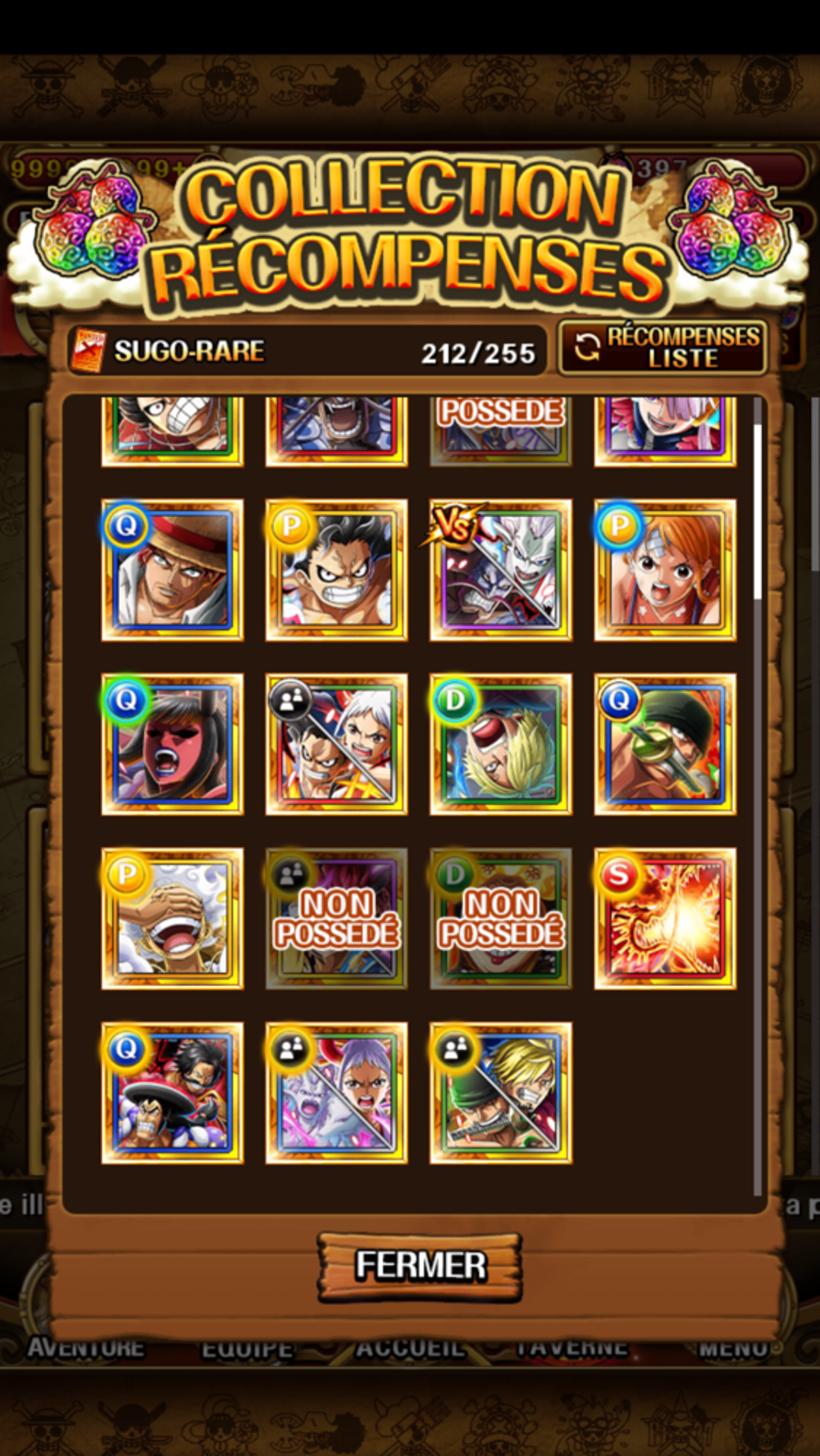 Compte End Game OPTC One Piece Treasure Cruise Consoles et jeux vidos