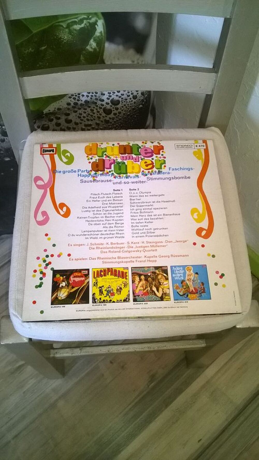 Vinyle Drunter Und Dr&uuml;ber
Various
1976
Excellent etat
Fl CD et vinyles