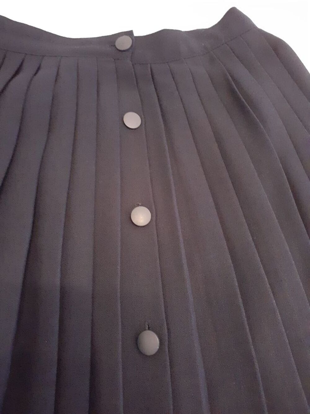 JUPE PLISSEE bleu marine 38 Vêtements