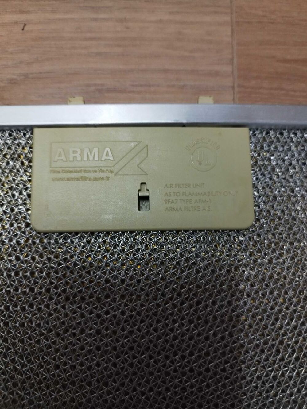 Filtre &agrave; graisse m&eacute;tallique aluminium pour hotte aspirante ARMA dimension 45,7 cm x 18,5 cm Bricolage