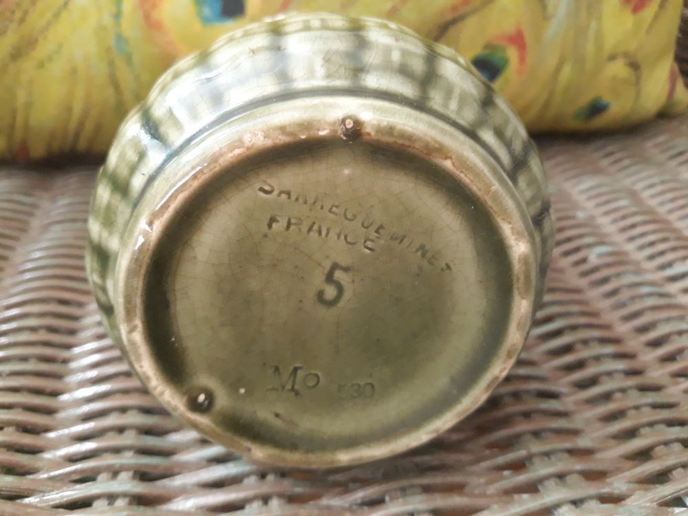 Pichet fa&iuml;ence Sarreguemines. Cuisine