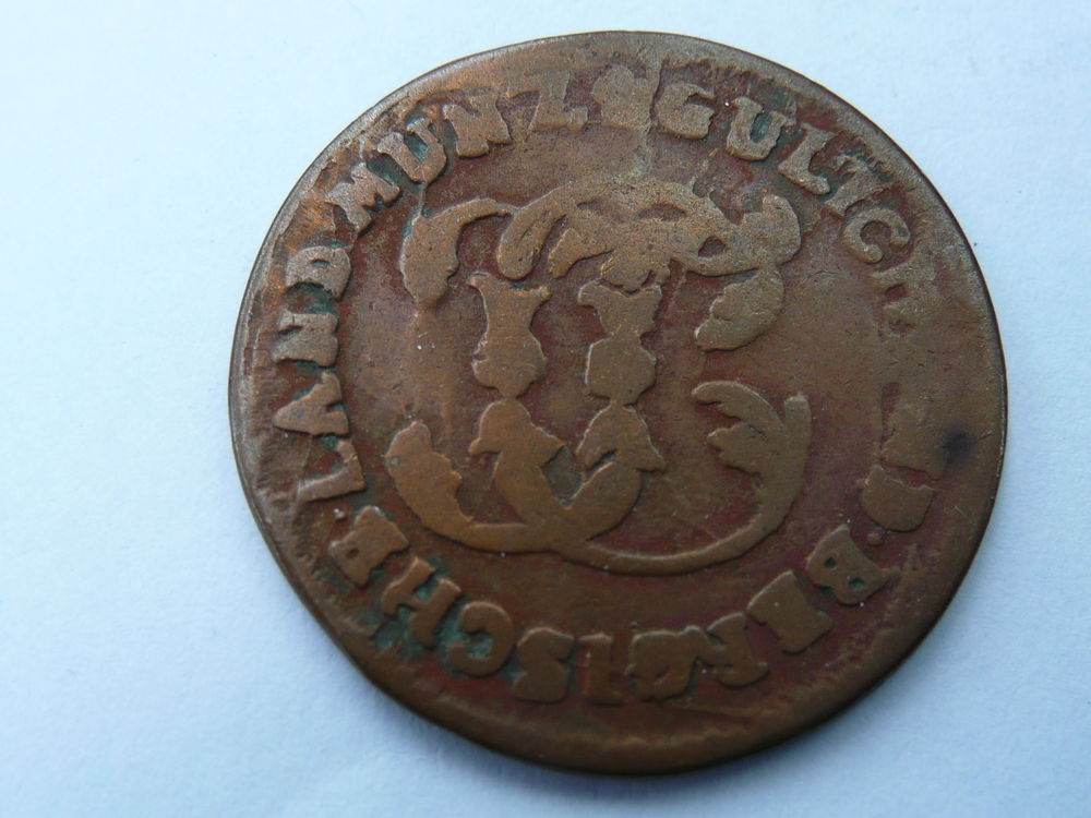 .Monnaie 1/2 J&uuml;lich berg Allemagne 1787 PR 