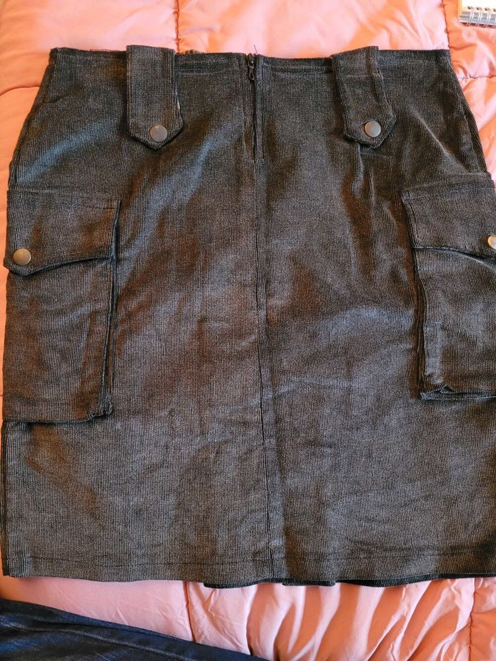 Jupe en velour ras Vêtements