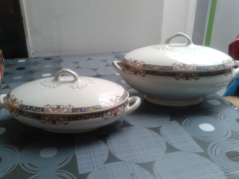 Soupi&egrave;re et l&eacute;gumier Sarraguemines Dcoration